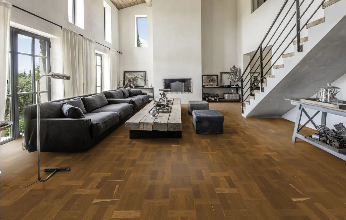 Паркетная доска Kahrs Европейский Ренессанс Дуб Палаццо Фумо Palazzo Fumo 15313REK15KW240 Lively 2426×198,5×15