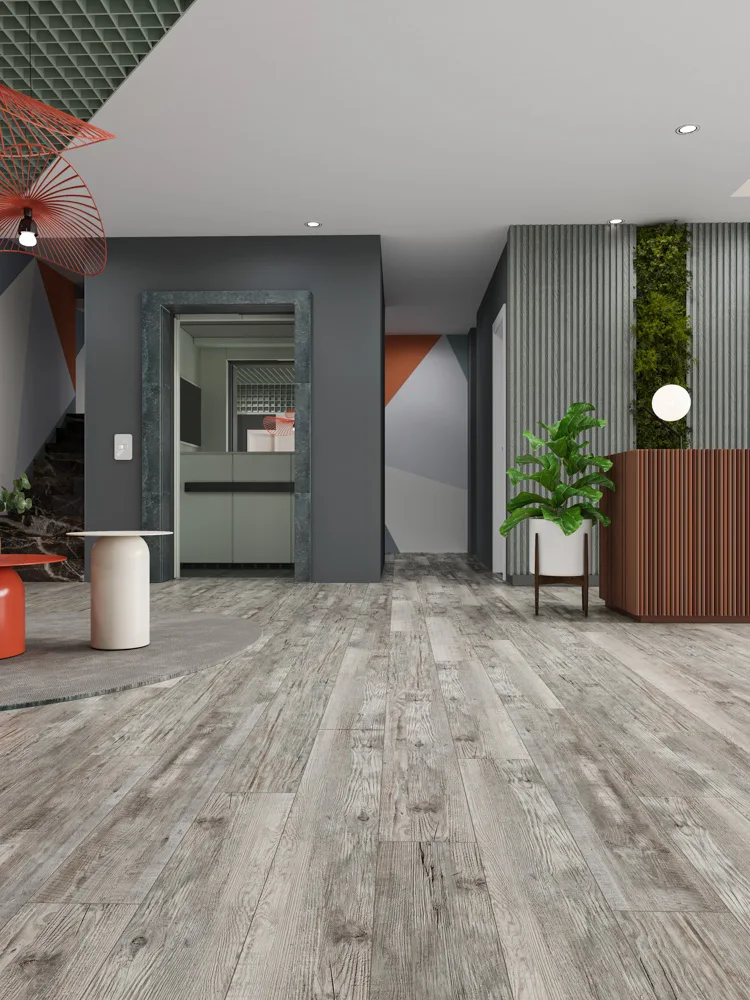 Кварцвиниловая плитка Cronafloor клеевая Wood Сосна Монблан W LVT 016 1200×180×2,5