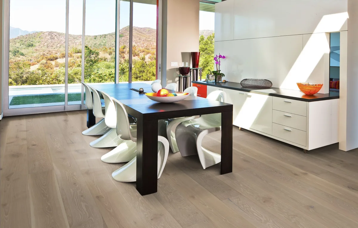 Паркетная доска Kahrs Новая классика Дуб Серый Nouveau Gray 151NAYEKD1KW240 Lively 2420×187×15