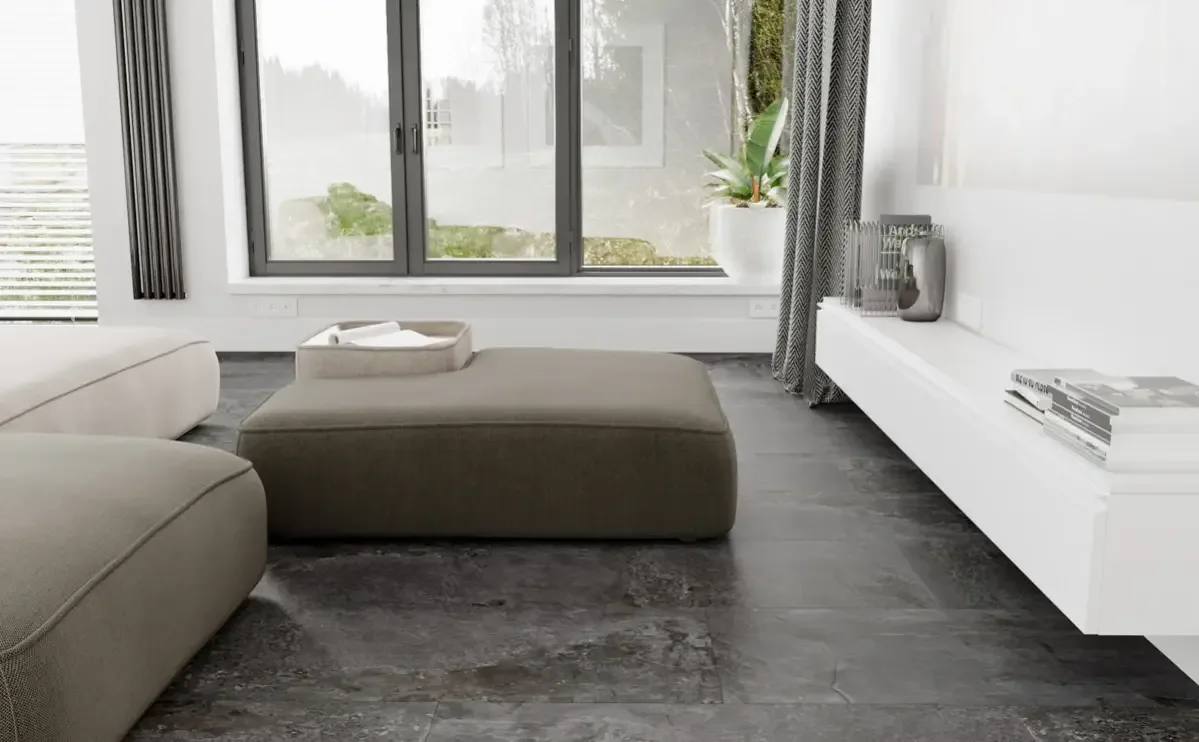 Кварцвиниловая плитка Vinilam клеевая Ceramo Stone Glue Перуанский Камень 91908 950×475×2,5