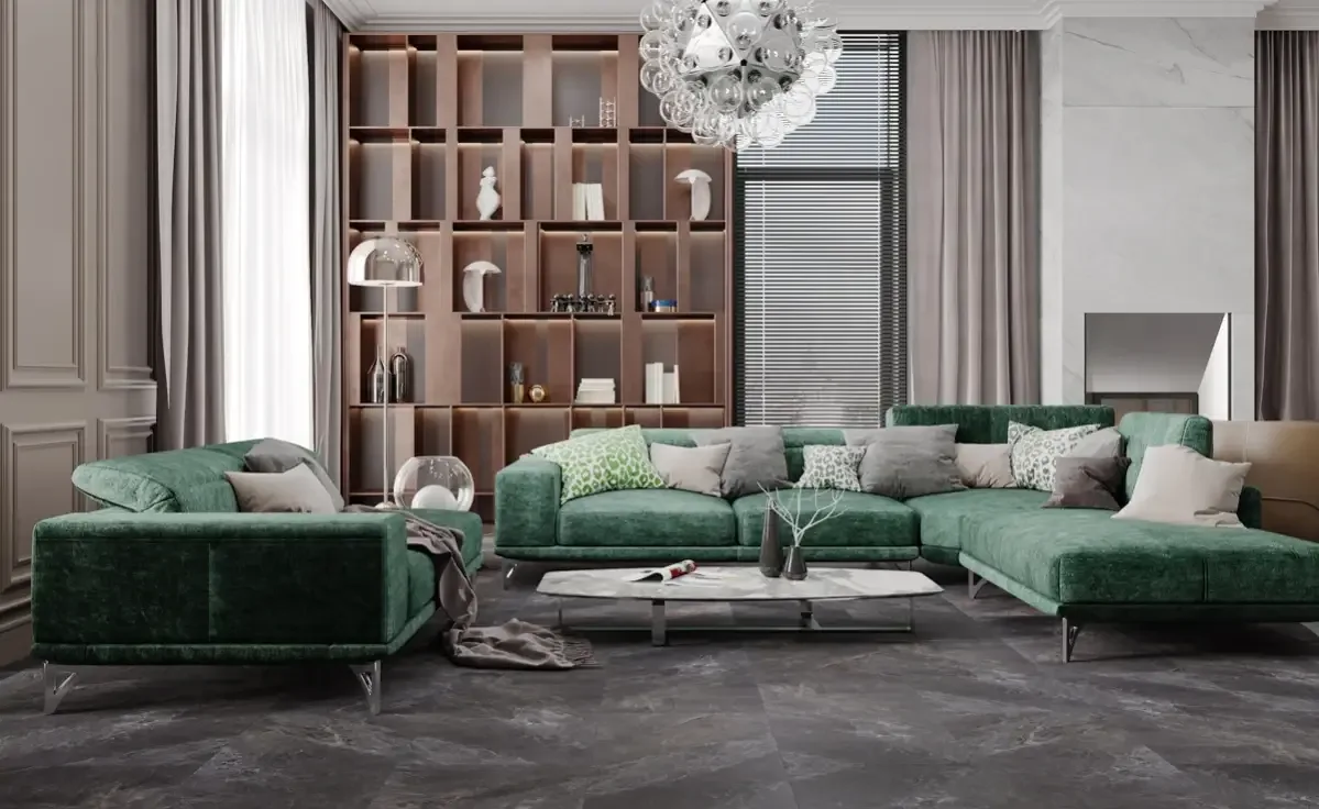 Кварцвиниловая плитка Vinilam клеевая Ceramo Stone Glue Персидский Камень 91911 950×475×2,5