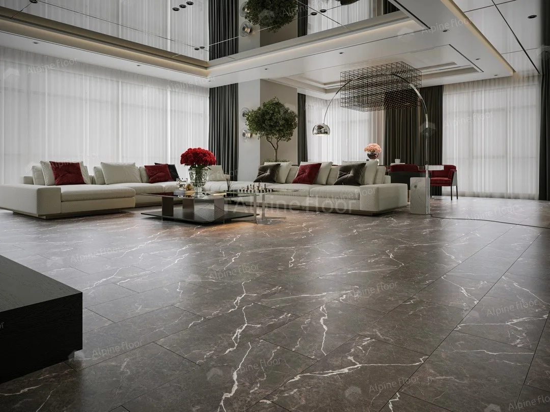 Кварцвиниловый SPC ламинат Alpine Floor Stone Mineral Core Сторм ECO 4-29 609,6×304,8×4