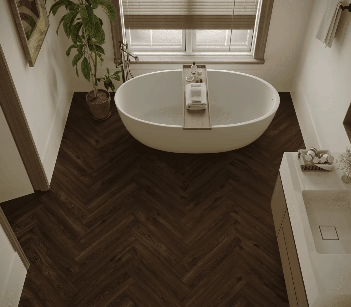 Кварцвиниловый SPC ламинат Norland Parquet Swift Style 1066-9 венгерская елка 600×125×4