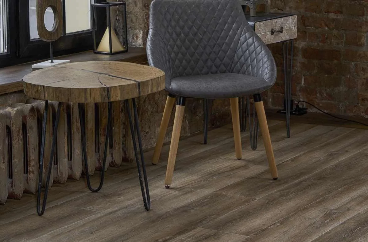 Кварцвиниловый SPC ламинат Vinilam Ceramo Cork Дуб Биль 8895-EIR 1520×225×8