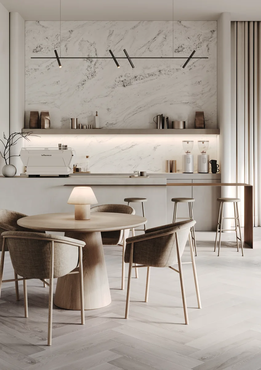 Кварцвиниловый SPC ламинат Home Expert Parquet Дуб Северный ветер 33-2179-12 / 33-3002 венгерская елка 615×123×3,5