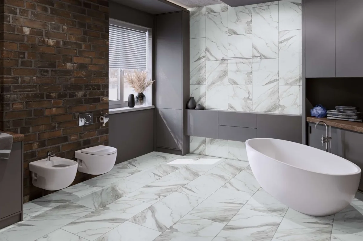 Кварцвиниловая плитка Damy Floor клеевая Ascent LVT Эверест 124-1-LVT 912,4×455,2×2,5