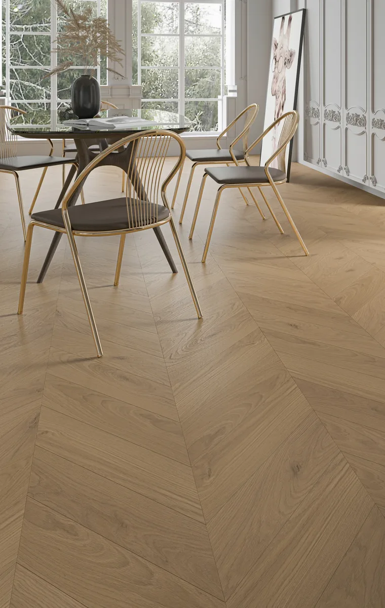 Ламинат My Step Herringbone Chevron Треви MS6512 французская елка 550×112×12