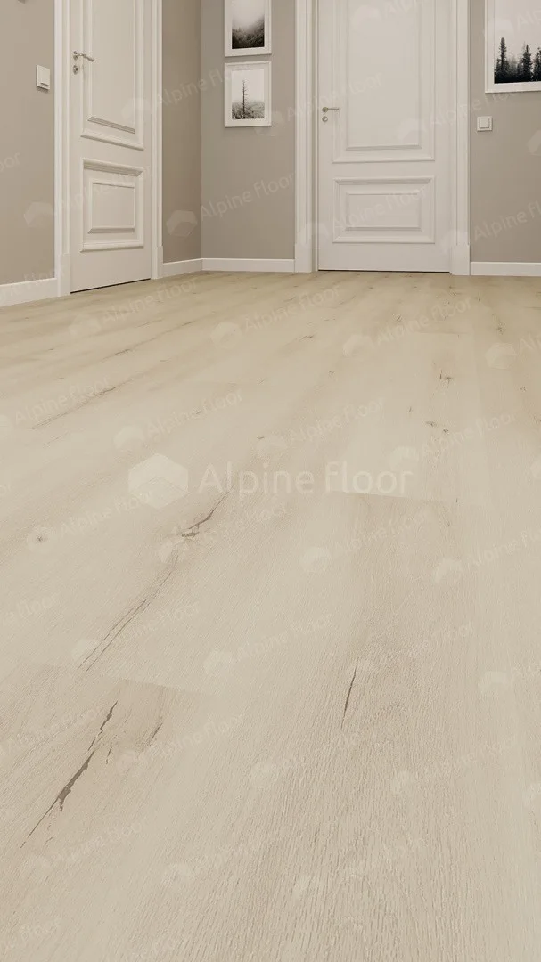Кварцвиниловый SPC ламинат Alpine Floor Solo Plus Ададжио ECO 14-401 1220×183×4
