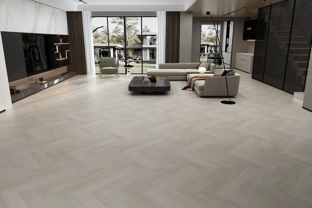 Кварцвиниловый SPC ламинат Evofloor Parguet Click Whiteford Уайтфорд P3040-1 венгерская елка 640×128×4,5