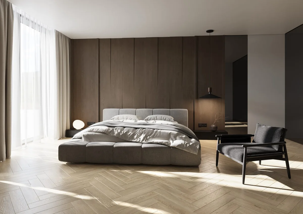 Кварцвиниловая плитка Fargo клеевая Parquet LVT Дуб Манила 22-99905-01 венгерская елка 595×119×2,5