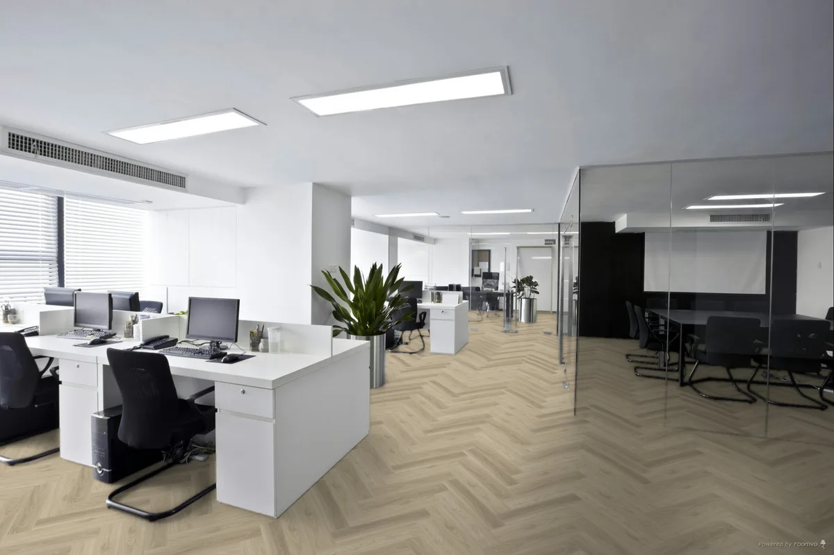 Кварцвиниловая плитка Fargo клеевая Parquet LVT Вяз Оксфорд 22-2101-05 венгерская елка 595×119×2,5