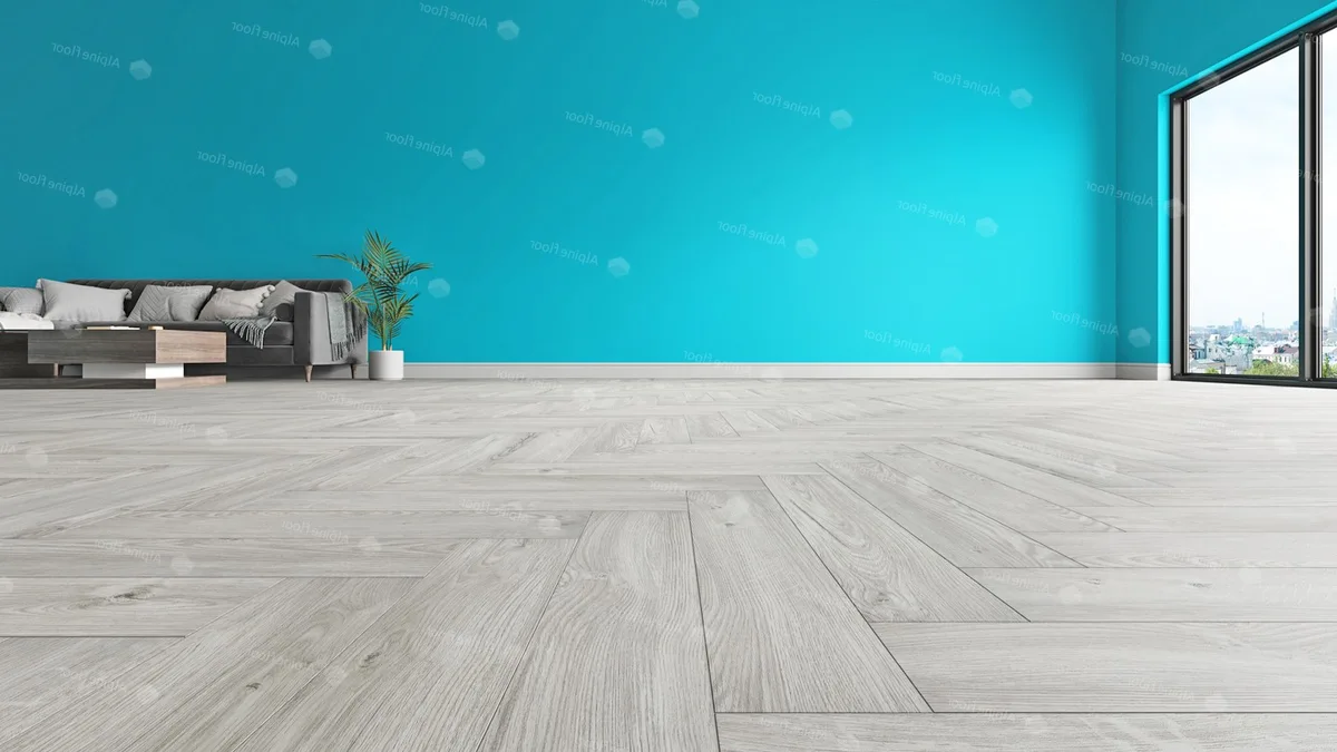Кварцвиниловая плитка Alpine Floor клеевая Parquet LVT Снежный ECO 16-11 венгерская елка 590×118×2,5