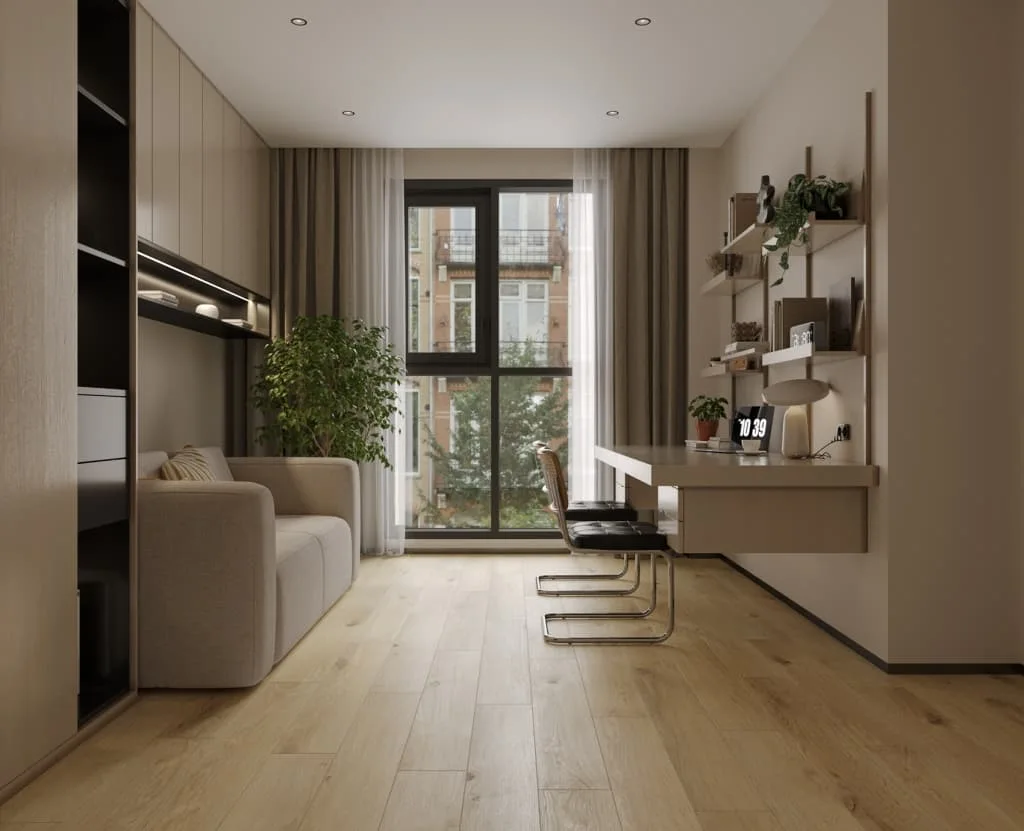 Кварцвиниловый SPC ламинат Alpine Floor Титан 8 Вега ECO 27-2-R 1220×183×8