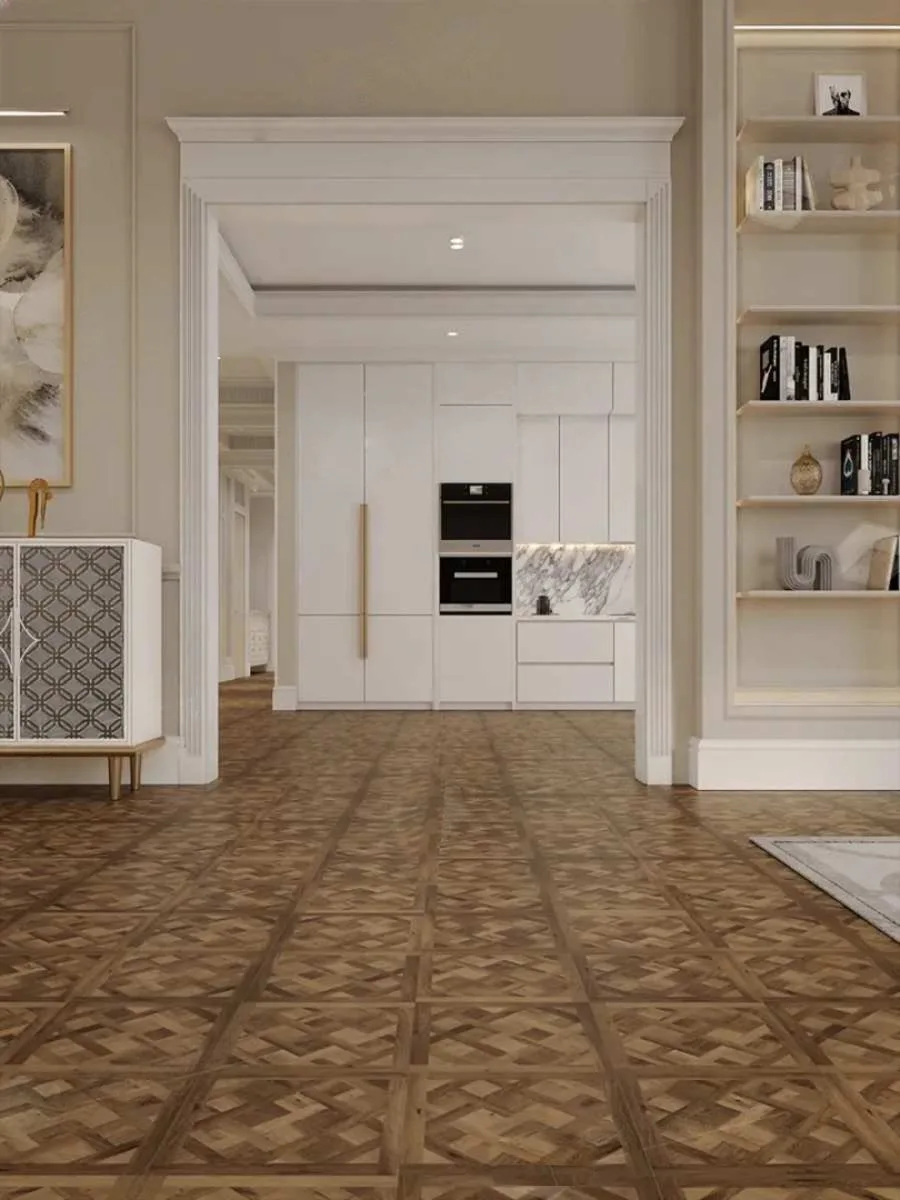 Кварцвиниловый SPC ламинат Alpine Floor Parquet Sirocco Елисейские поля ECO 25-3 595×595×6