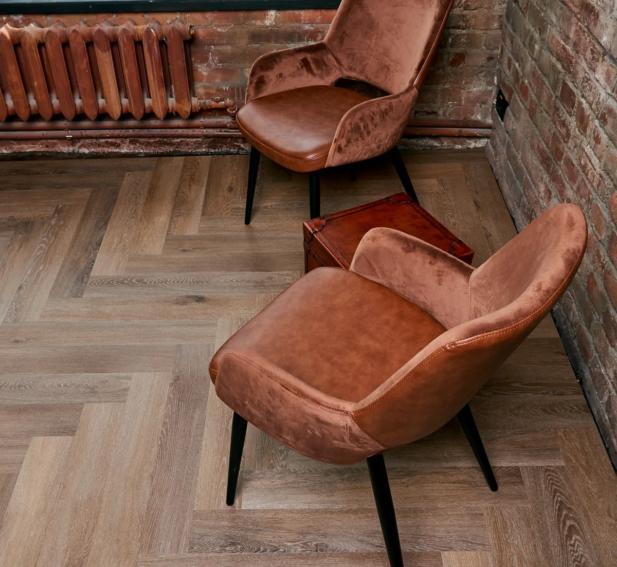 Кварцвиниловая плитка Vinilam клеевая Parquet Herringbone Glue Паркет Венецианский GD11199 венгерская елка 762×152,4×2,5