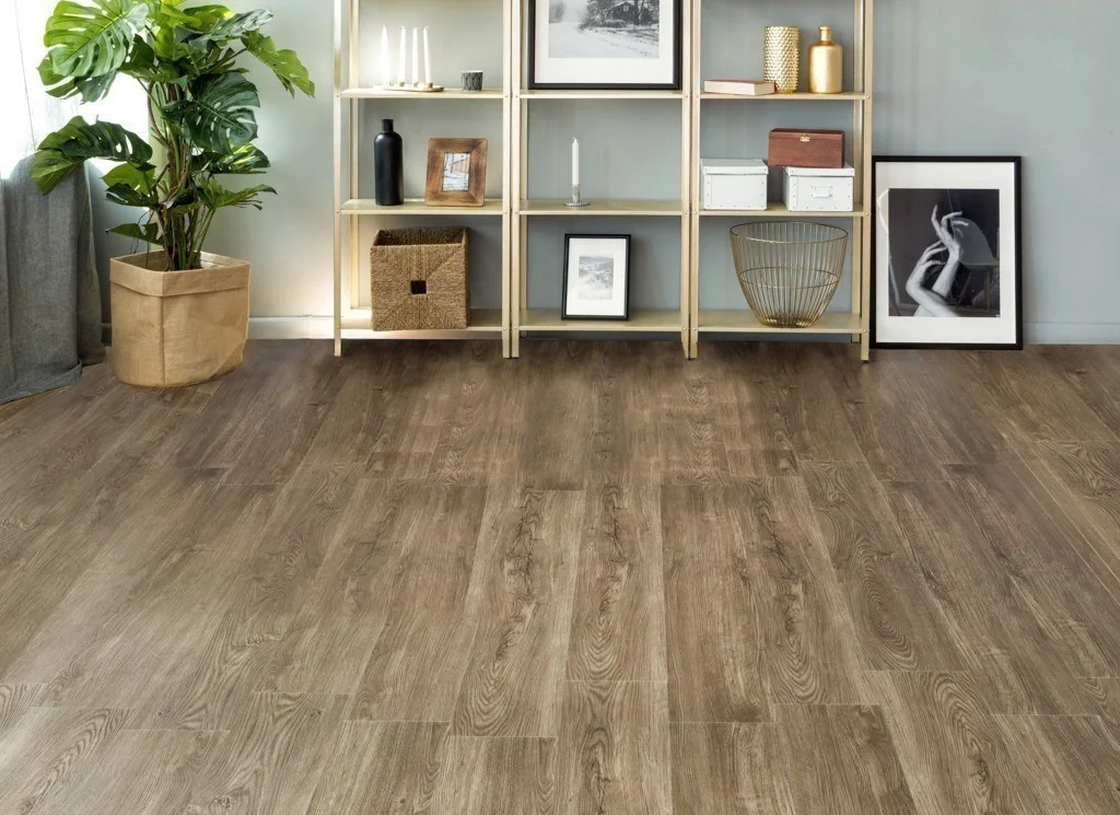Кварцвиниловый SPC ламинат Alpine Floor Sequoia Темная ECO 6-12 1220×183×4