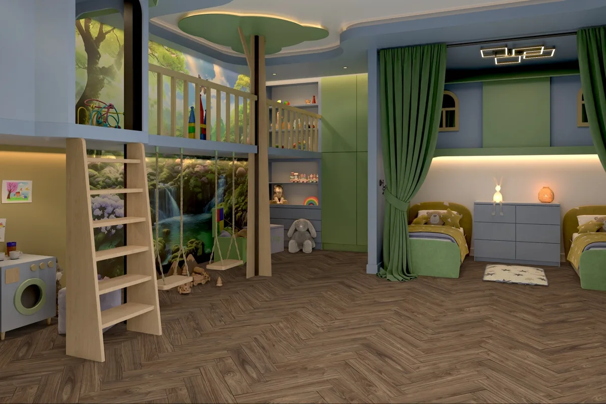 Кварцвиниловый SPC ламинат Damy Floor London Дерби 0036-1 венгерская елка 615×123×4
