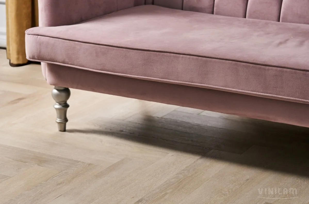 Кварцвиниловый SPC ламинат Vinilam Parquet Herringbone Паркет Скандинавский IS11188 венгерская елка 720×120×6,5