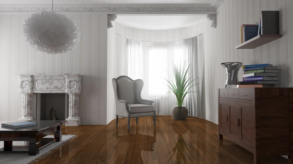 Ламинат Falquon Blue Line Wood 8 Morris Walnut D4188 1220×193×8