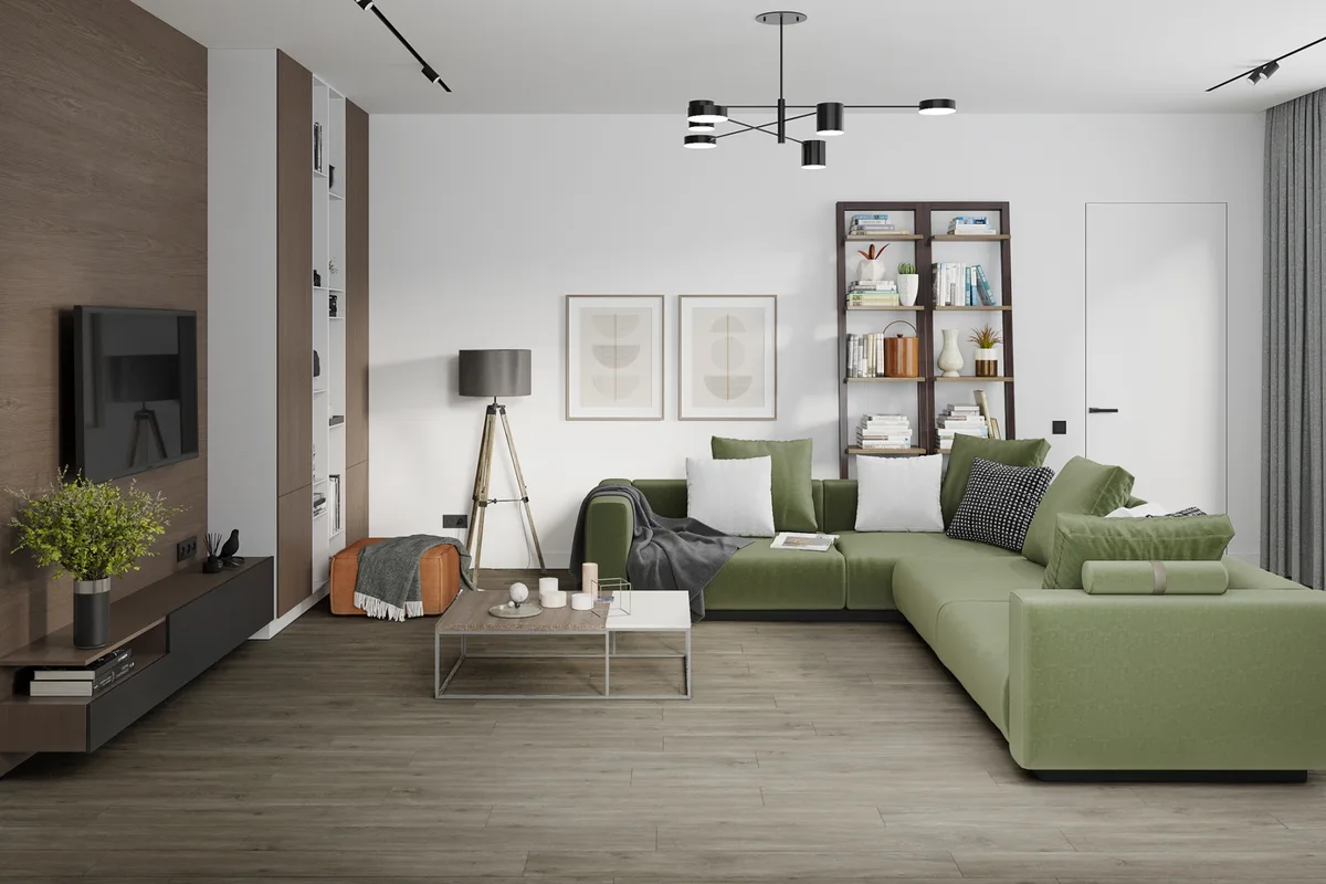 Кварцвиниловая плитка Damy Floor клеевая Family LVT Дуб Горный TCM298-26-LVT 1227×187×2,5