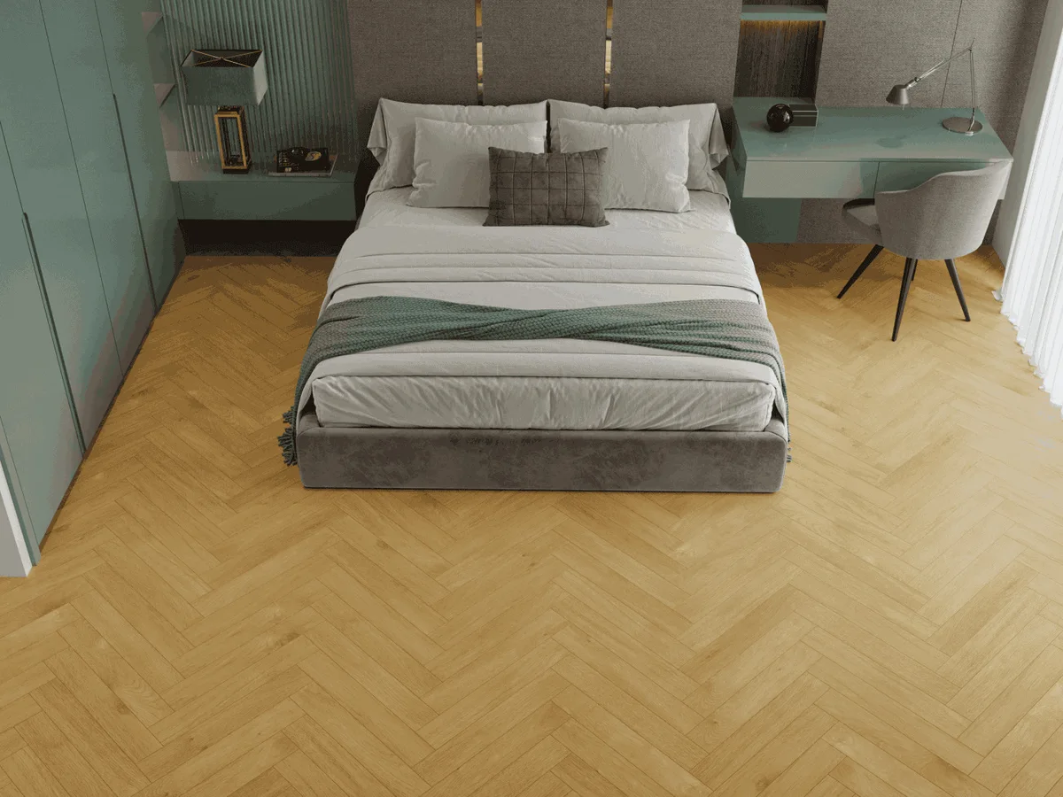 Ламинат Norland Herringbone Elegant 10 Дуб Мальта LF306-12 венгерская елка 600×100×10