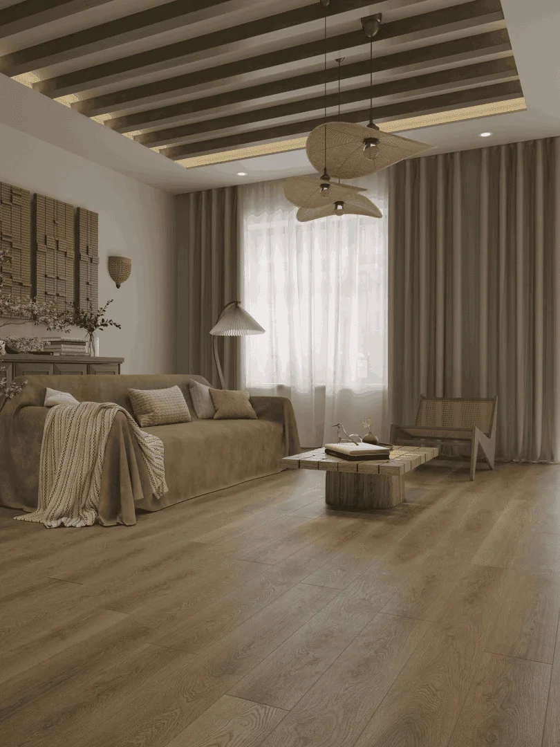 Кварцвиниловый SPC ламинат Alpine Floor Premium XL Дуб Соломенный ECO 7-37 1524×180×8