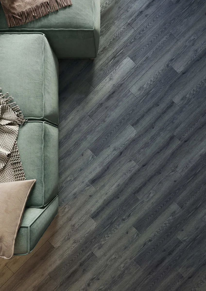 Кварцвиниловый SPC ламинат AlixFloor City Line Дуб Кенийский Серый ALX3020-5 1220×183×5