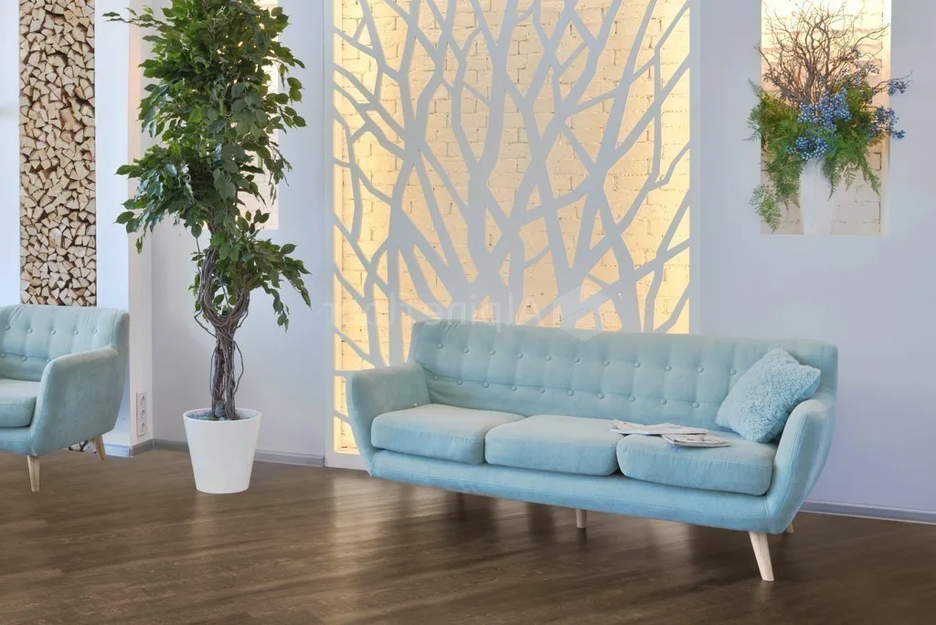 Кварцвиниловая плитка Alpine Floor клеевая Easy Line Дуб Рустикальный ECO 3-8 1219,2×184,15×3
