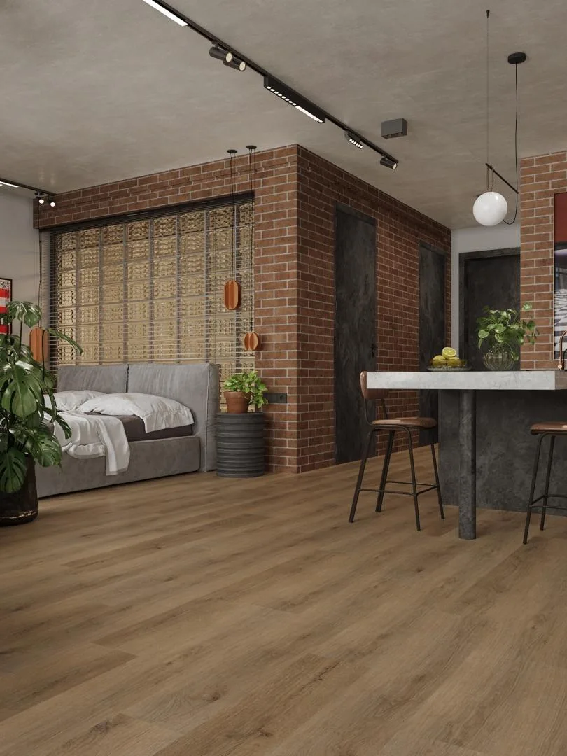 Кварцвиниловая плитка Alpine Floor клеевая Ultra Дуб Рейсдал ЕСО 5-41 1219,2×184,15×2