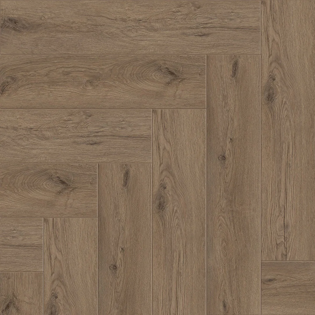 Кварцвиниловый SPC ламинат Norland Lagom Parquet Sterk 1033-09 венгерская елка 600×125×3,5