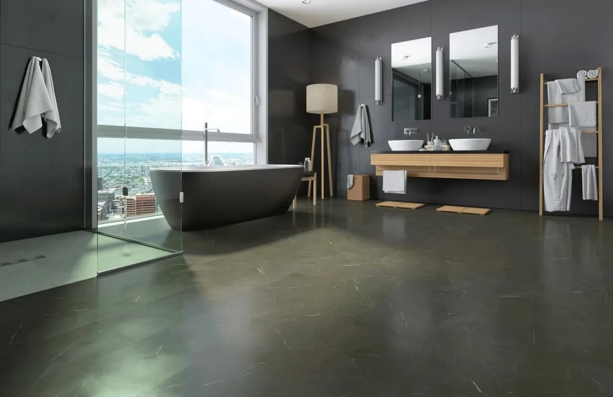 Кварцвиниловый SPC ламинат Fargo Stone Имперадор Дарк 64S451 600×300×4