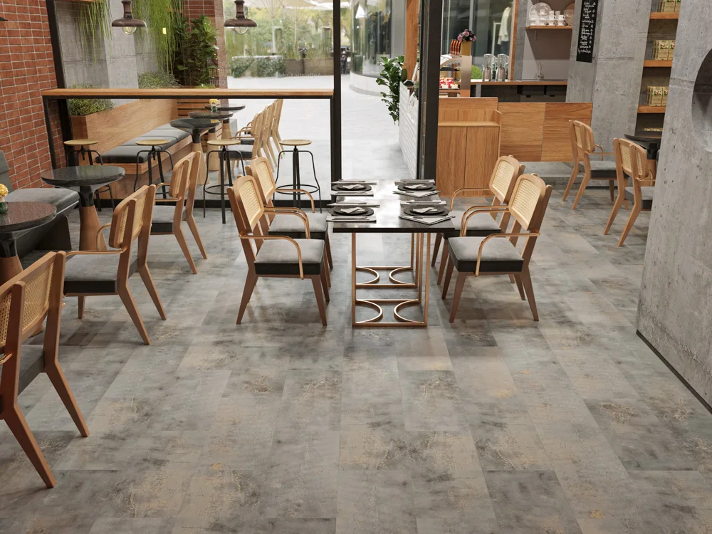 Кварцвиниловая плитка Cronafloor клеевая Stone Ормигон S LVT 003 600×300×2,5