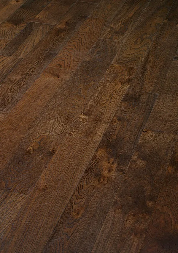 Инженерная доска Wood Bee Дуб Шоколад CD 400-1200×125×12