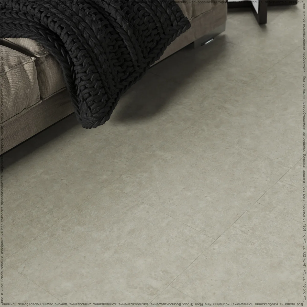 Кварцвиниловая плитка FineFlex клеевая FX-Stone Эбеко FX-204 F 400×400×2,2