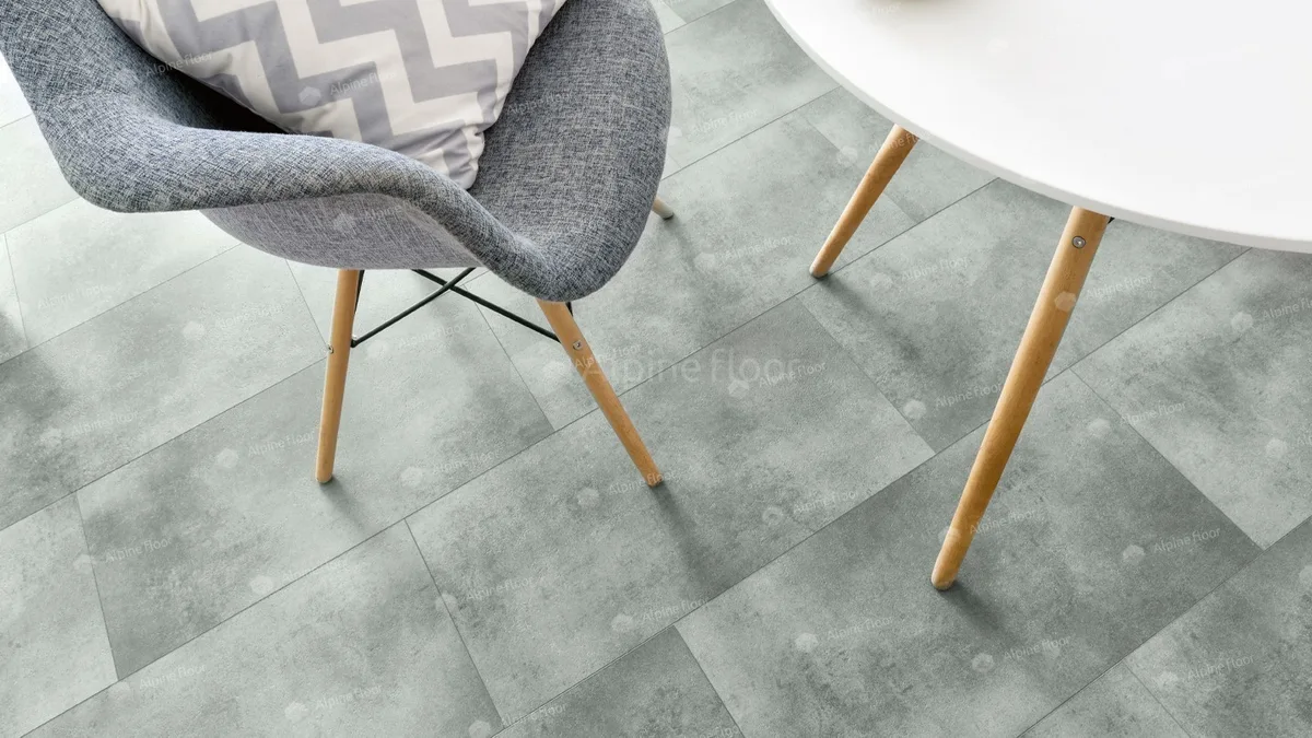 Кварцвиниловая плитка Alpine Floor клеевая Light Stone Бристоль ECO 15-10 608×303×2,5