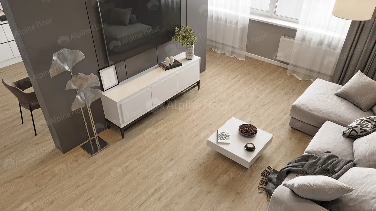 Кварцвиниловый SPC ламинат Alpine Floor Solo Анданте ECO 14-10 1220×183×3.5