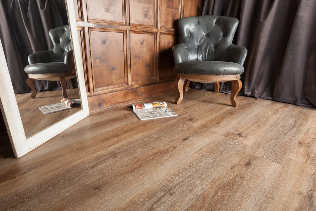 Кварцвиниловый SPC ламинат Aquafloor RealWood AF6042 1220×178×6