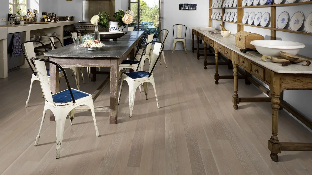 Паркетная доска Kahrs Канвас Дуб Вереск Heather 13106AEK1GKW185 Lively 1860×127×13