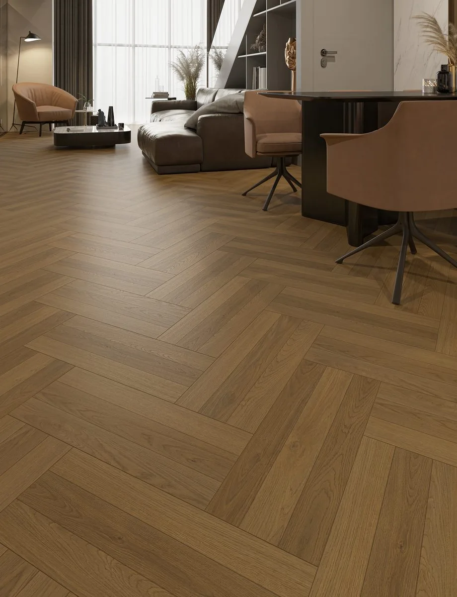 Ламинат My Step Herringbone 8 Вега MS6708 венгерская елка 600×238×8