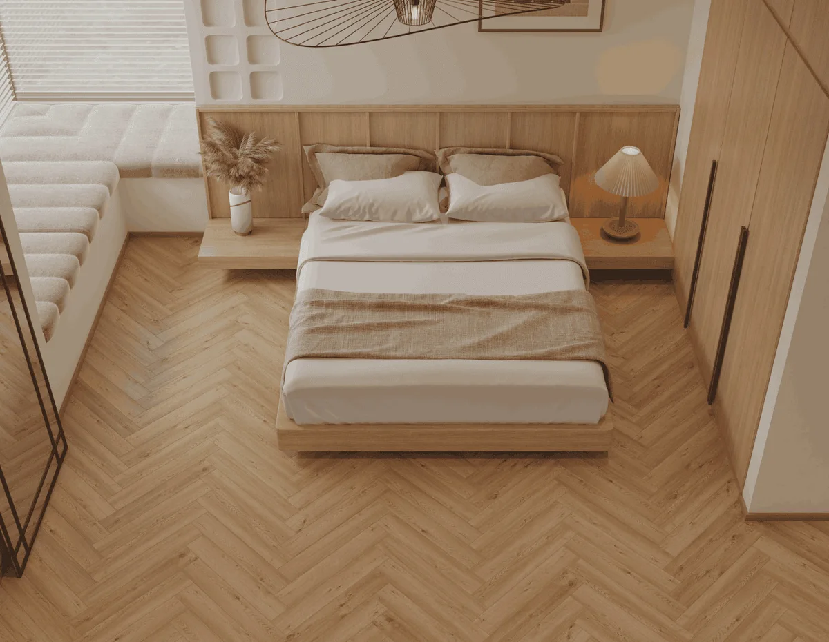 Ламинат Norland Herringbone Elegant 10 Дуб Альба LF306-31 венгерская елка 600×100×10