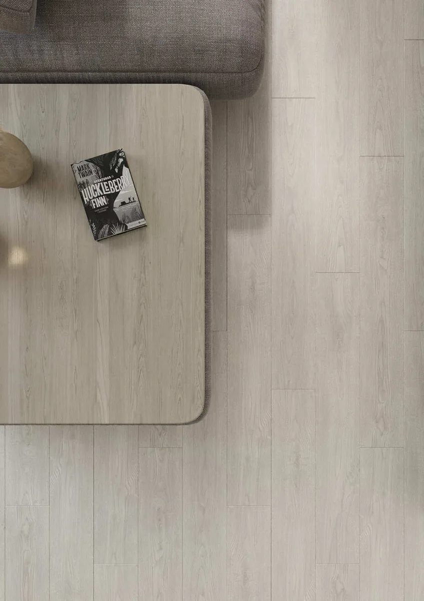 Кварцвиниловый SPC ламинат AlixFloor City Line Дуб Вельветовый Серый ALX1565-6 1220×183×5