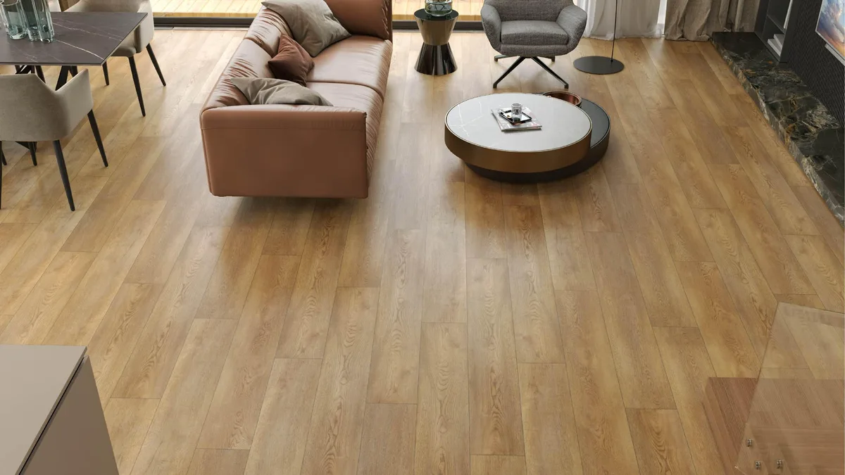 Кварцвиниловый SPC ламинат Alpine Floor Premium 12 Дуб Модерн ECO 24-2 1524×228×12