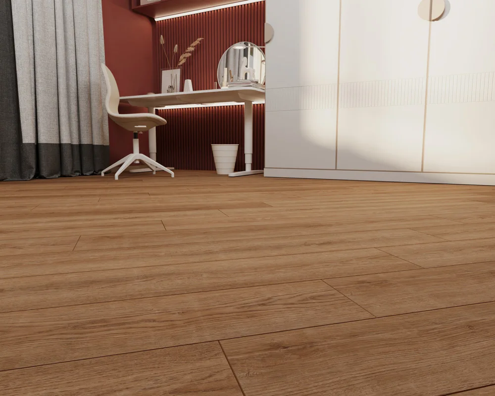 Кварцвиниловый SPC ламинат Cronafloor Wood Дуб Плунге XJ83008-3 1200×180×4