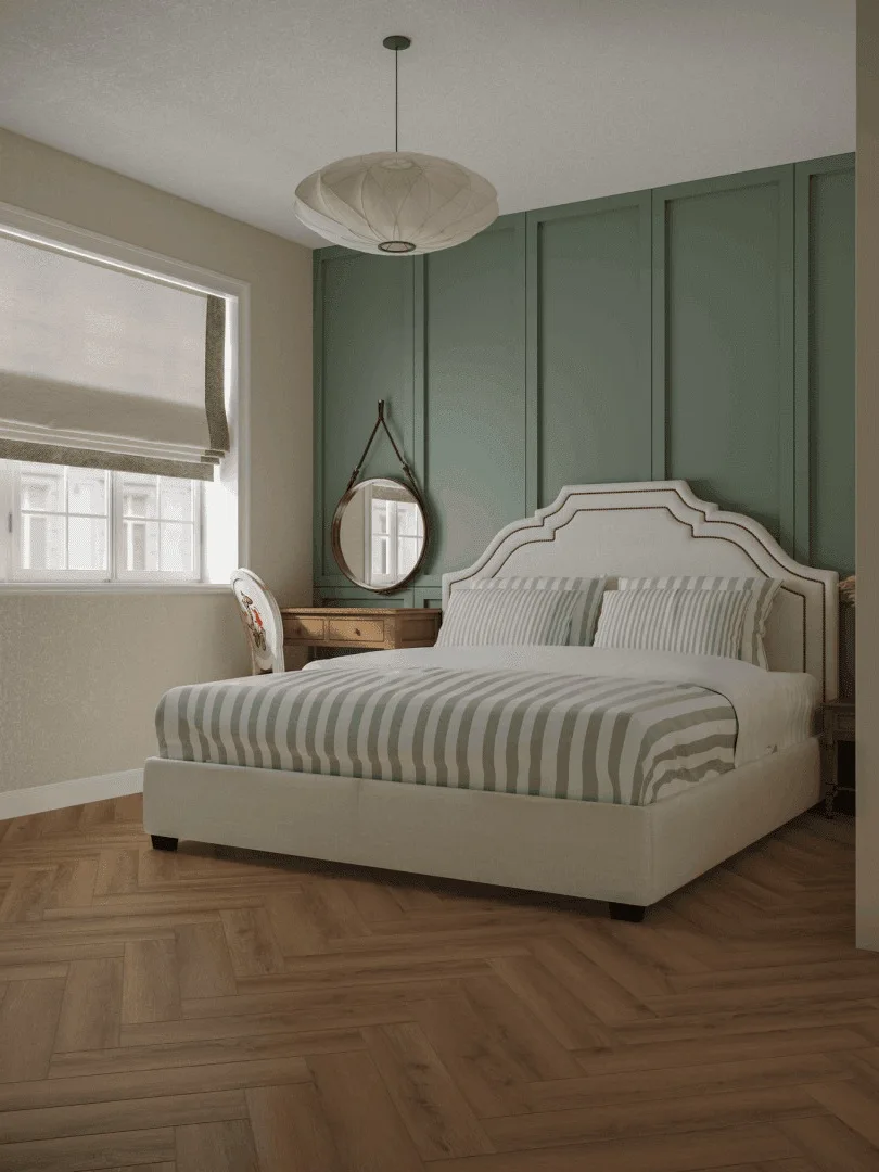 Кварцвиниловый SPC ламинат Norland Parquet S Ladoga 1055-6 венгерская елка 600×125×4
