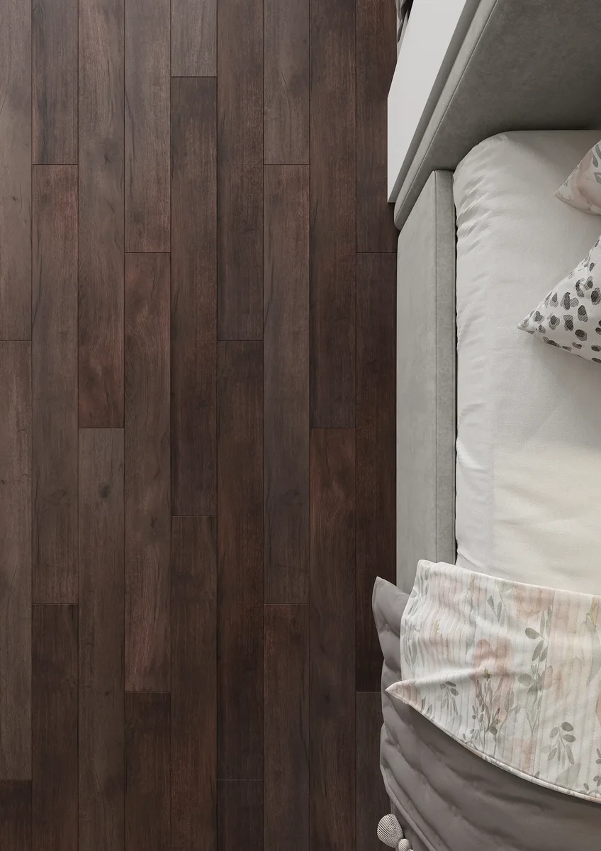 Ламинат AlixFloor Natural Line Дуб Кабинный Темный ALX828 1261×133×12