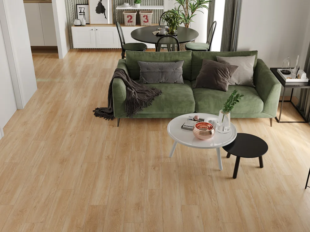 Кварцвиниловая плитка Cronafloor клеевая Wood Дуб Монтара W LVT 008 1200×180×2,5