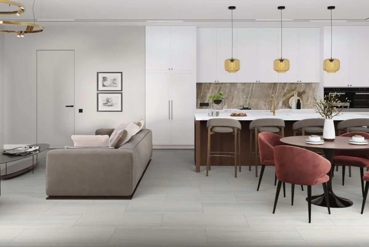 Кварцвиниловая плитка Damy Floor клеевая Ascent LVT Кайлас CDM271-03-LVT 912,4×455,2×2,5