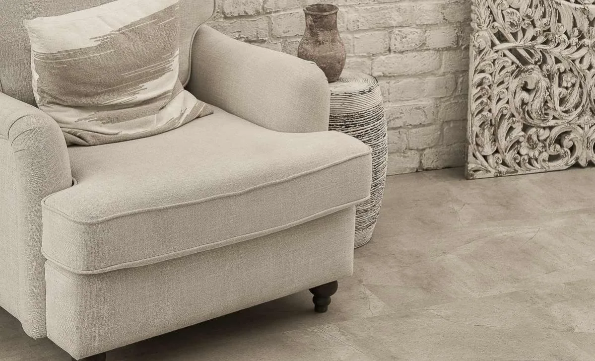 Кварцвиниловый SPC ламинат Vinilam Ceramo Stone Бетонная смесь 61603 940×470×8