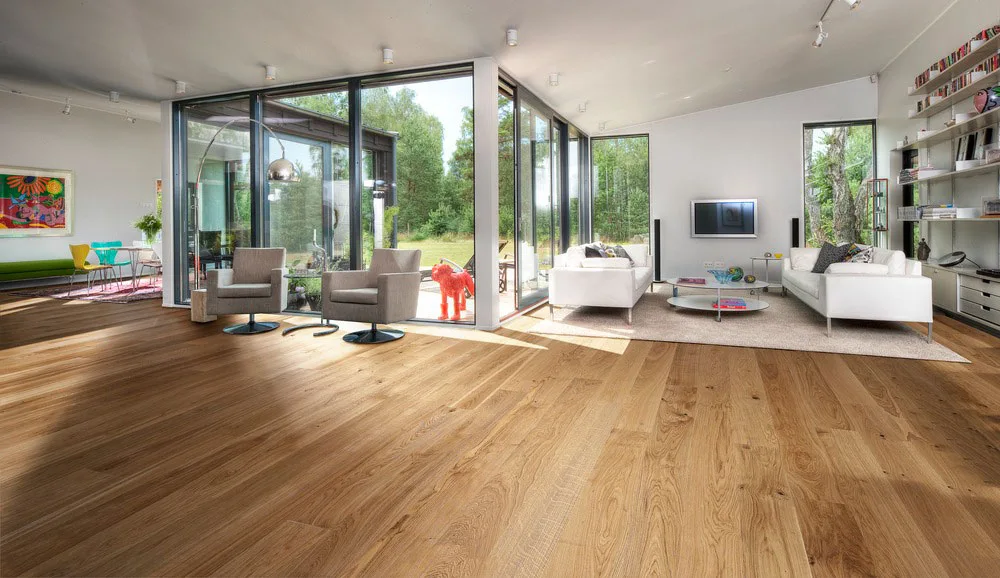 Паркетная доска Kahrs Европейская Дуб Хемпшир Hampshire 151L87EK09KW240 Lively 2420×187×15