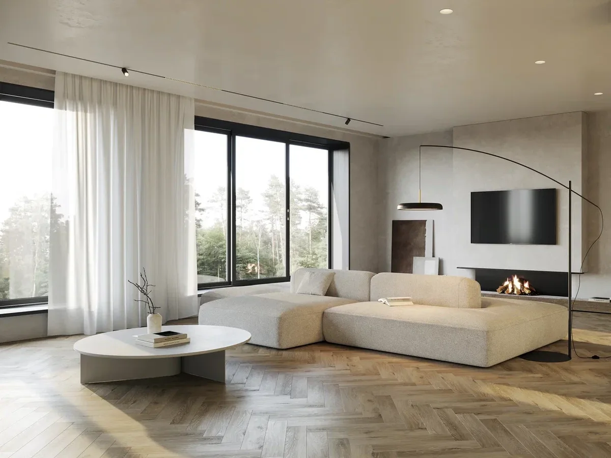 Кварцвиниловый SPC ламинат Home Expert Parquet Дуб Волшебный лес 33-2185-12 / 33-3008 венгерская елка 615×123×3,5